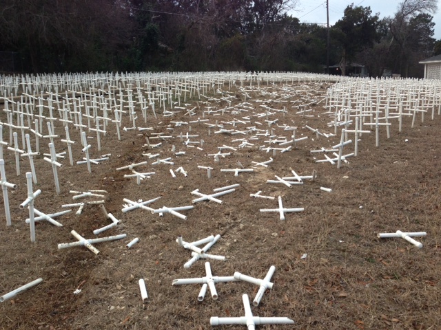 Texas Vandals Desecrate Pro-Life Memorial Site Honoring Babies Killed by Abortion