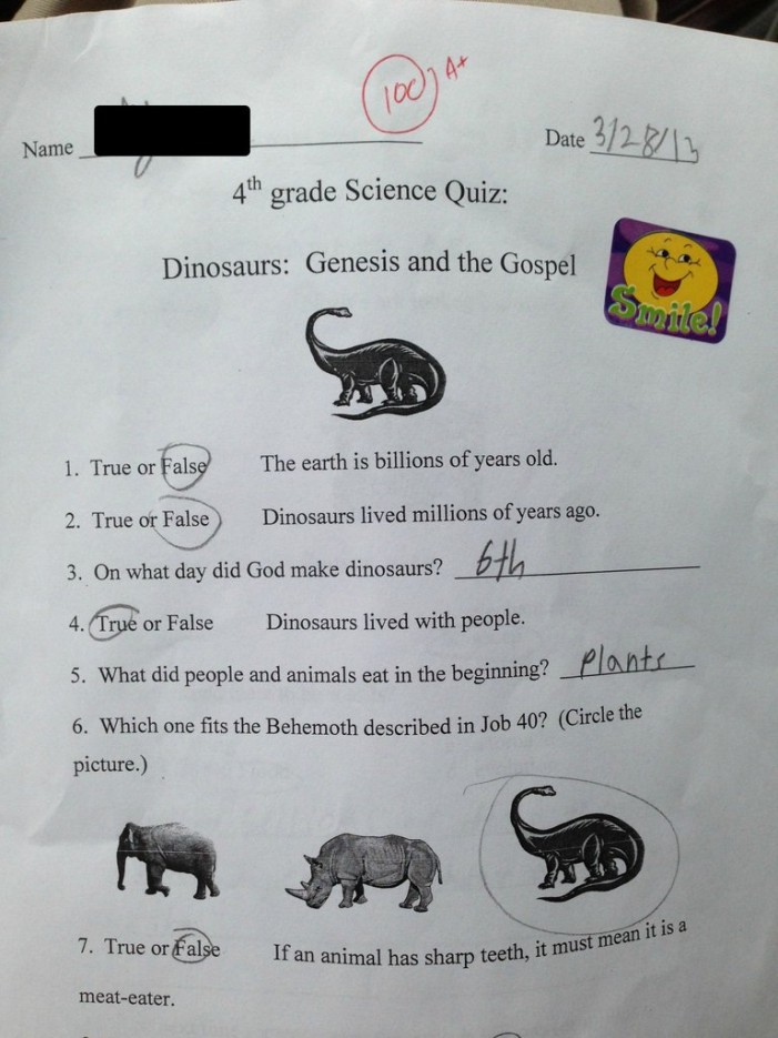 Father’s Feud With Christian School Over Creation Quiz Results in Unexpected Financial Support
