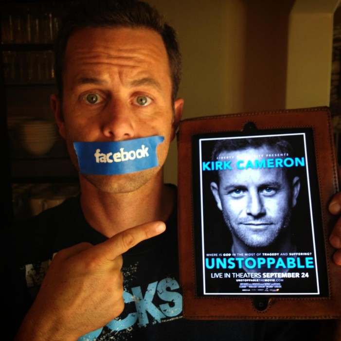 Kirk Cameron’s ‘Unstoppable’ Movie Site Ban Explained By Facebook