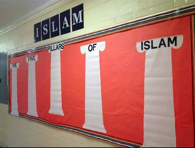 Kansas Elementary School Removes ‘Five Pillars of Islam’ Bulletin Board Following Online Outrage