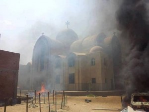 Burning Egyptian Church