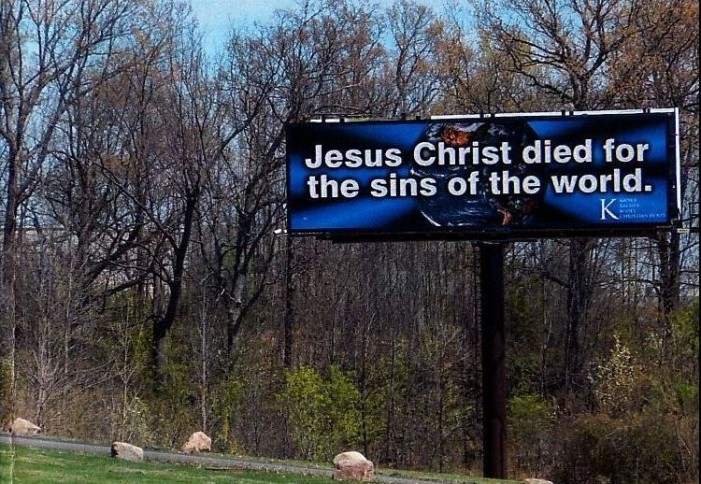 Trucker Buying Bible Billboards Across Wisconsin to ‘Help Save People From the Sins of the World’