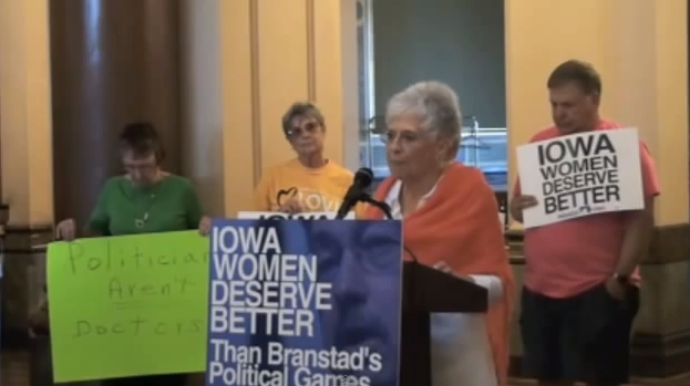‘The Blessing of Choice’: Activist Leads Prayer at Iowa Capitol Thanking God for Abortion