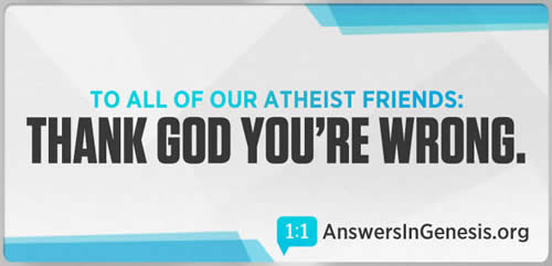 ‘Thank God You’re Wrong’: Biblical Creation Group Launches Billboard Campaign to Reach Atheists