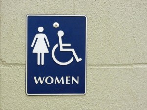 Bathroom sign pd