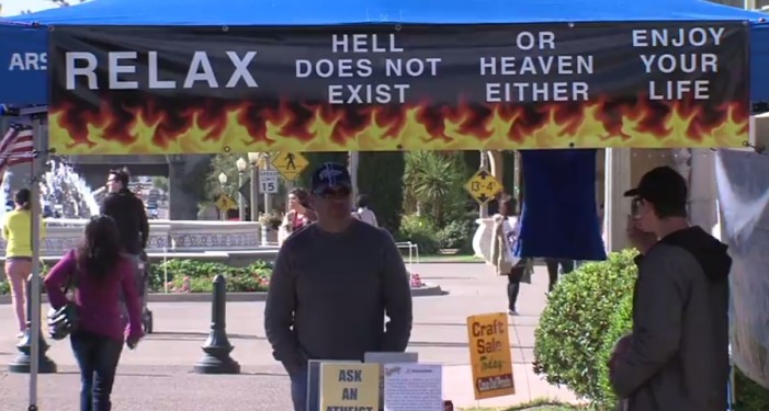 ‘Relax, Hell Does Not Exist’: Evangelical Atheists Take to the Streets to Convert Believers