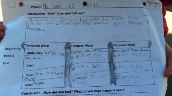 Public School Teacher Allegedly Rejects 8-Year-Old’s Paper for Citing Jesus as Her Hero