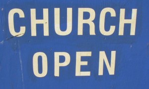 Church Open Sign pd