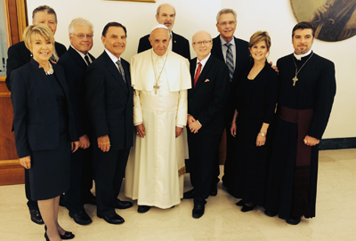 TV Preachers Glowingly Describe Meeting with Pope to Tear Down ‘Walls of Division’