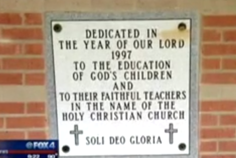 Texas School District Duct Tapes Over Plaques Glorifying God Following Atheist Complaint