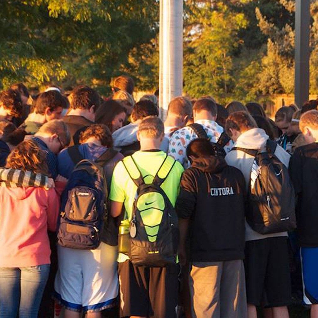 Students Worldwide Gather in Prayer at School Flagpoles for 'See You at