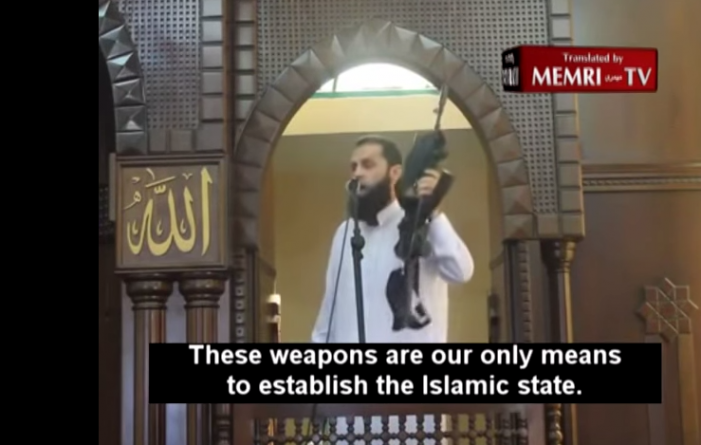 Gun-Wielding Gaza Sheikh: ‘Weapons Are Our Only Means to Establish the Islamic State’