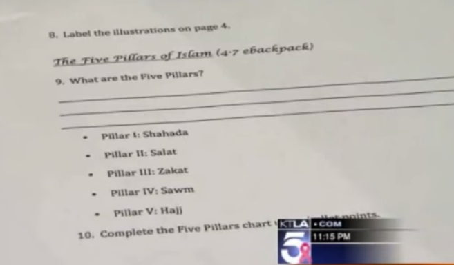Parents Pull Son from Class After Learning Middle School Teaching ‘Five Pillars of Islam’