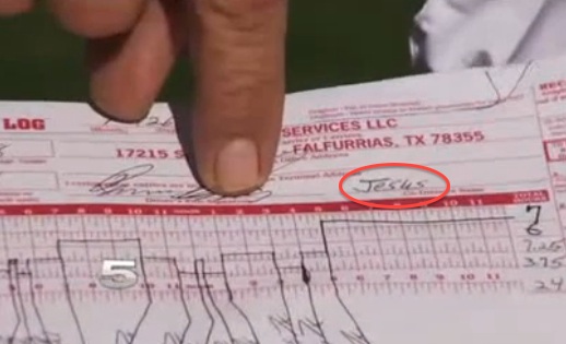 Texas Truck Driver Says He Was Fired for Listing Jesus as His Co-Driver in Logbook