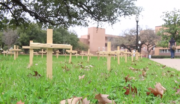Texas Students Petition Removal of ‘Insensitive’ Pro-Life Display Over Christian Symbolism