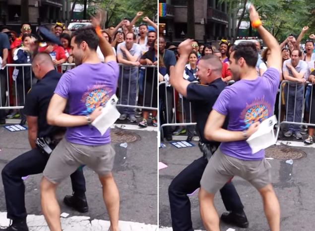 On-Duty NYPD Officer Grinds, Simulates Sex with Man in Street at ‘Gay Pride’ Parade