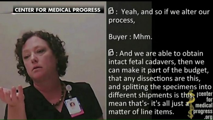 Texas Planned Parenthood Official: Sale of ‘Intact Fetal Cadavers’ Is ‘Just a Matter of Line Items’