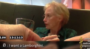 Mary Gatter laughs, "I want a Lamborghini."