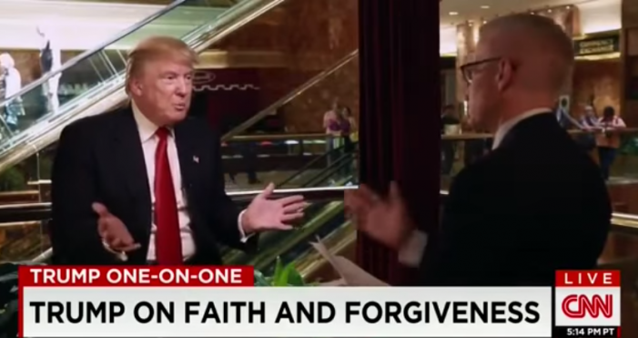 Presidential Candidate Donald Trump: ‘Why Do I Need to Repent … If I Am Not Making Mistakes?’