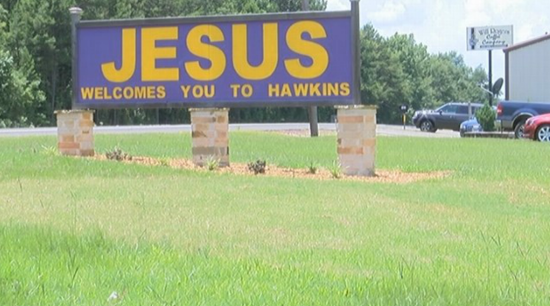 Texas City to Sue Church in Battle Over Land Where ‘Jesus’ Sign Is Displayed