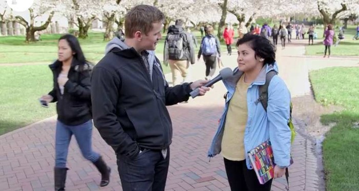 Video: College Students Polled on Identity Agree Short White Man Can Identify as Tall Chinese Woman