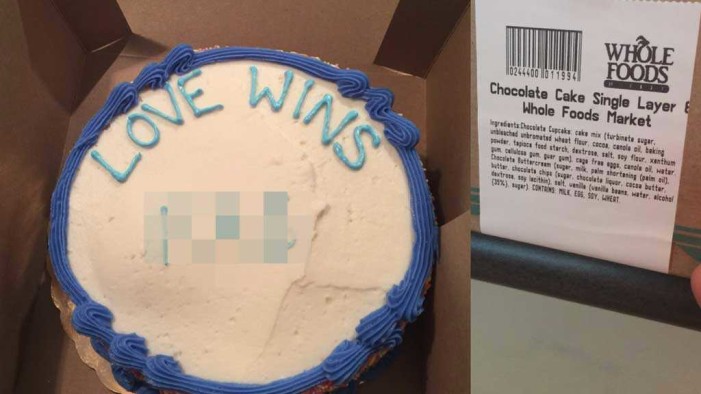 Whole Foods Countersues Homosexual ‘Pastor’ Who Claimed Store Wrote Slur on Cake