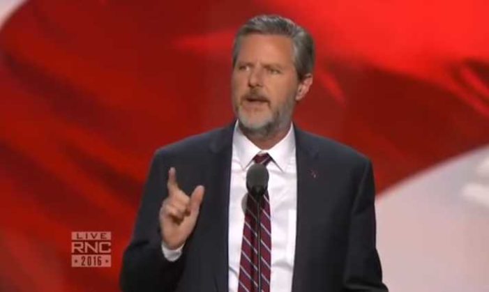 Jerry Falwell Jr. Asserts at Republican National Convention: Not Voting Trump Is Voting Clinton