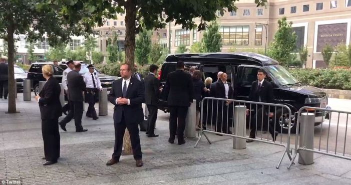 Democratic Presidential Nominee Hillary Clinton Collapses at Ground Zero in New York
