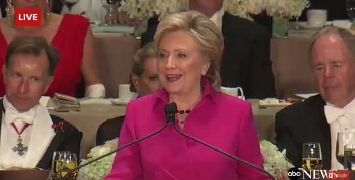 Clinton at Al Smith Dinner: ‘In Order to Achieve Salvation, We Need Both Faith and Good Works’