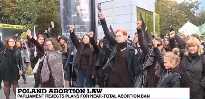 Polish Parliament Votes Against Near-Total Abortion Ban Following Protest