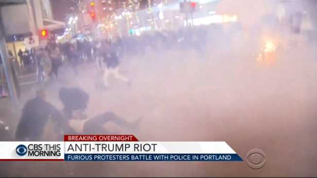 Portland, Oakland Protests Against Trump Presidency Turn Violent