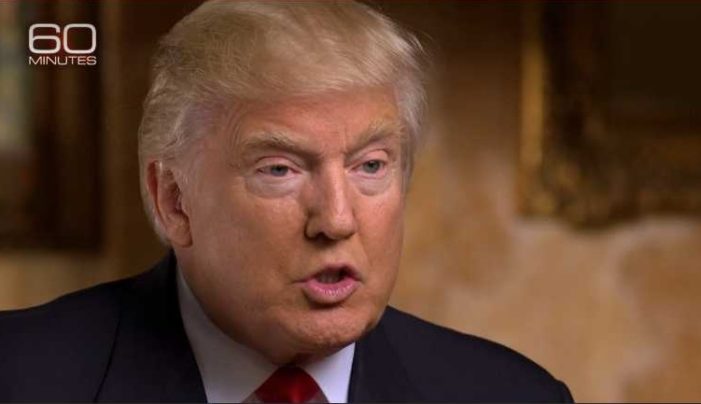 Trump on 60 Minutes: Same-Sex Marriage ‘Settled’ and ‘I’m Fine With That’