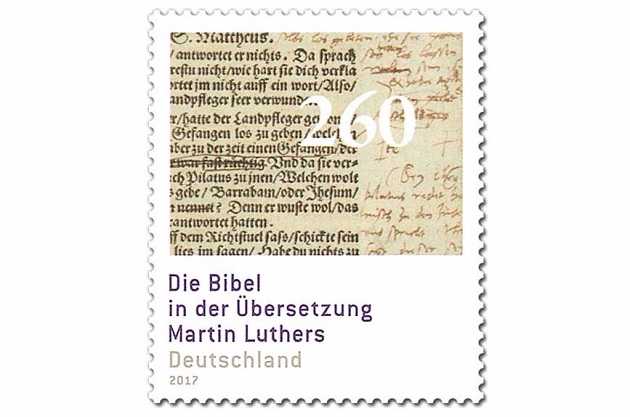Germany Introduces Luther Bible Stamps