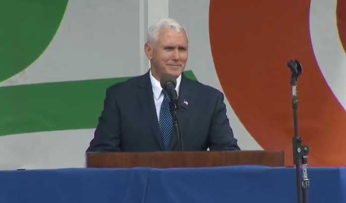 Pence Addresses Mass Crowd at 44th Annual March for Life as President Trump Tweets ‘Full Support’