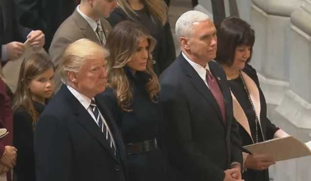 Trump, Pence Attend Prayer Service Featuring Muslim, Buddhist & Sikh Invocations, Liberty Univ. Praise