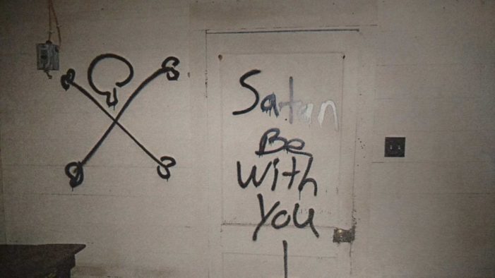 ‘Death to God’: Arkansas Church, Cemetery Vandalized With Satanic Messages, Images