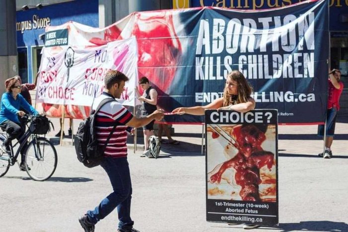 Toronto Politicians Seek to Ban Signs, Brochures Featuring Graphic Photos of Aborted Babies