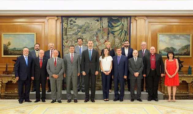 King, Queen of Spain Receive Evangelicals at Royal Palace