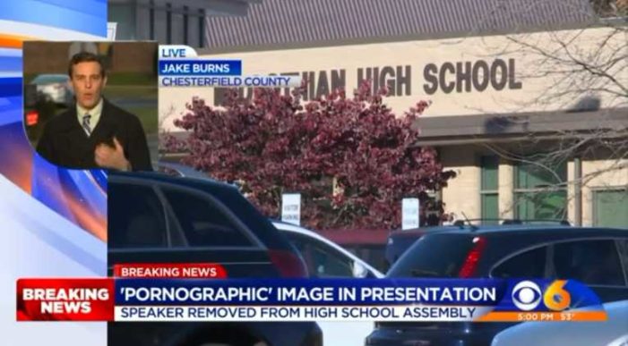 ‘That’s Not Mine’: Guest Speaker at High School Assembly Allegedly Shows Porn on Screen