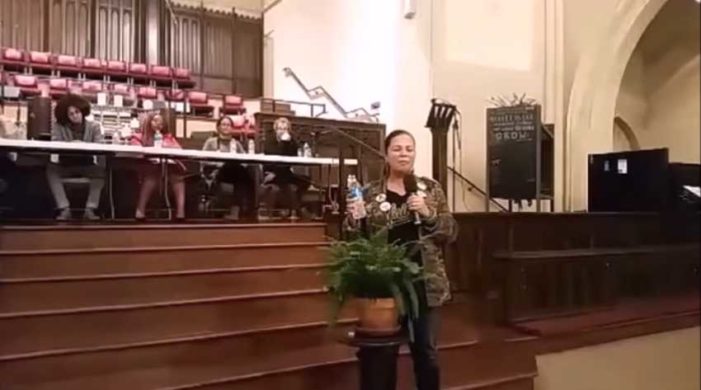 Black Lives Matter Organizer Summons Spirits of Deceased African American Leaders in Methodist Church