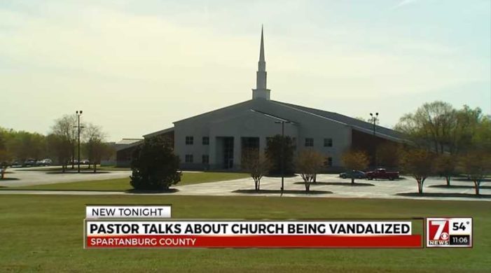South Carolina Church Vandalized, Teenage Suspects Captured on Surveillance Footage