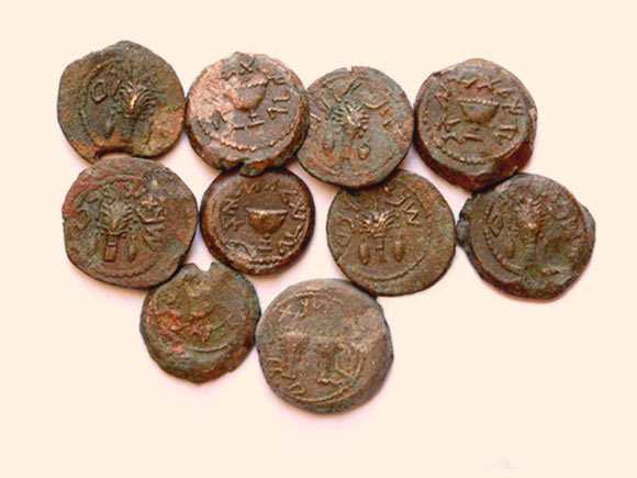 Hoard of Bronze Coins from ‘Great Revolt’ Unearthed in Jerusalem