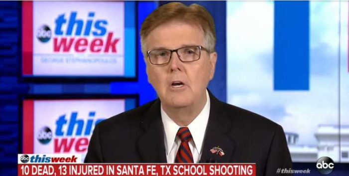 ‘We Have Devalued Life’: Texas Lieutenant Governor Calls Out ‘Culture of Violence’ Following Santa Fe High School Massacre