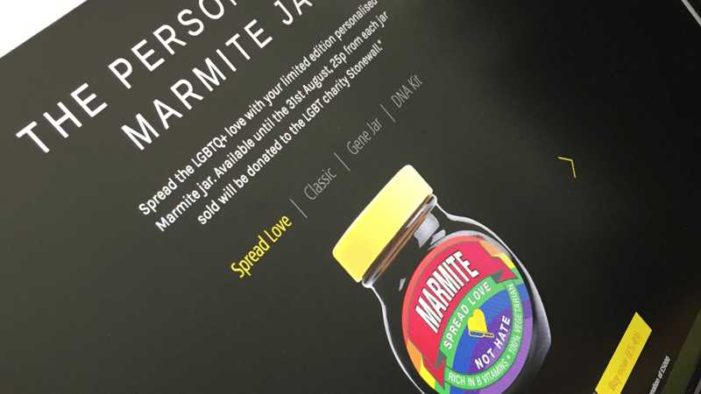Marmite Donating Thousands to Homosexual Lobby Group