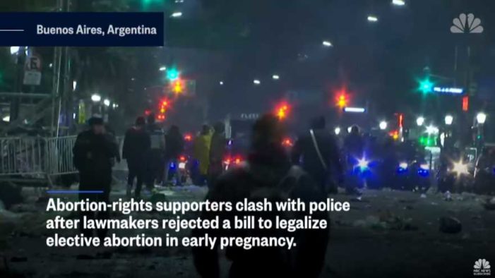 Violence Erupts in Argentina After Plans to Legalize Abortion Rejected