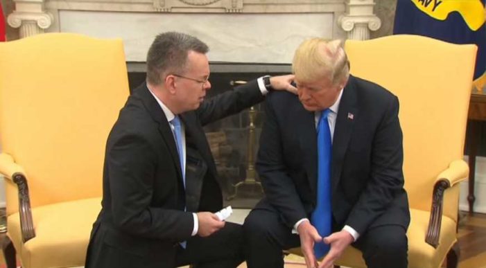 Andrew Brunson, US Pastor Freed in Turkey, Prays Over President Trump Upon Returning to America