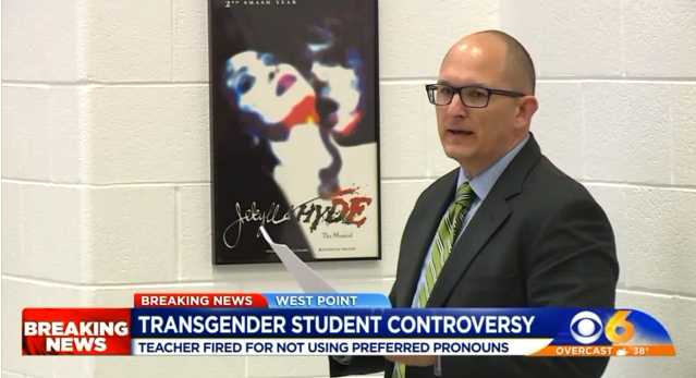 Virginia Teacher Fired After Declining to Use Masculine Pronouns for Girl Who Identifies as Boy