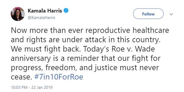 Liberals Vow to ‘Fight for,’ ‘Expand’ Abortion Access on Day Marking 46th Year of Roe v. Wade