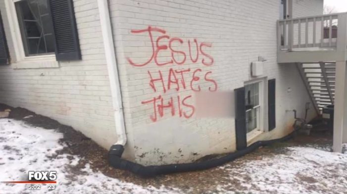 Christian Pregnancy Center Vandalized With ‘You Hate Women,’ ‘Jesus Hates This [Expletive]’ Graffiti