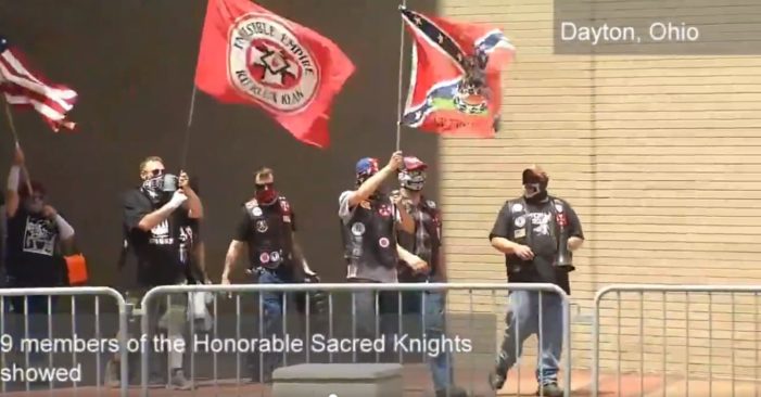 KKK Group Rallies in Ohio, Hundreds Counter-Protest